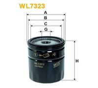 WL7323 FILTRO OLIO PER Ford Transit Furgonato FA 2.3 16V LPG RWD 107 KW 145 CV