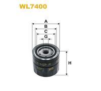 WL7400 FILTRO OLIO PER Nissan Cherry III N12 1.7 D 40 KW 54 CV