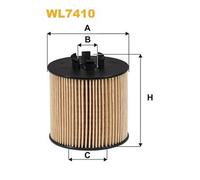 WIX FILTERS filtro olio WL7410 cartuccia per manutenzione auto