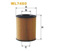 WL7460 FILTRO OLIO PER Opel Zafira/Zafira Family B A05 1.7 CDTi 81 KW 110 CV