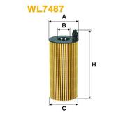 WL7487 FILTRO OLIO PER BMW 3 Touring F31 318d 100 KW 136 CV