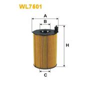 WL7501 FILTRO OLIO PER Porsche Panamera 970 3.0 D 221 KW 300 CV