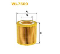 WL7509 WIX FILTERS Filtro olio per BMW
