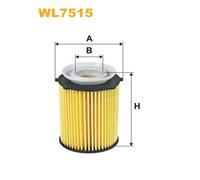 WL7515 FILTRO OLIO PER Mercedes GLC X253 300 4matic 180 KW 245 CV