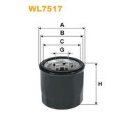 WL7517 FILTRO OLIO PER Mazda 3 2 VOL. CODA S. BP SKYACTIV-X M Hybrid 132 KW 179