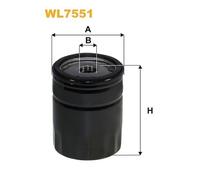 WIX FILTERS Filtro olio WL7551
