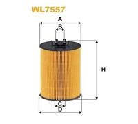 WL7557 FILTRO OLIO PER Rolls-Royce Phantom VII Coup RR3 6.75 V12 338 KW 460 CV