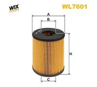 WL7601 WIX FILTERS Filtro olio per PORSCHE