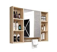 WLABCD Specchio, Bagno, a Parete, Specchio per il Trucco, Spogliatoio, Armadietto Di Stoccaggio Armadio Di Trucco con Hees Interne per Vanità, Soggiorno Camera da Letto