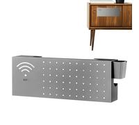 WLAN Router Box Abdeckung | Kohlenstoffstahl Wandmontage Haushaltsorganisation | Internet Router Box Versteck Zuhause Internet Fernseher Schreibtisch Buchkorb Abdeckung Netzwerksteckdose
