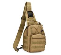 Wlauqueta 1 Pezzo B14 Borsa A Tracolla Esterna Petto Borsa Impermeabile Ricarica Borsa Camouflage Petto Borsa Caccia Borsa, Colore Fango