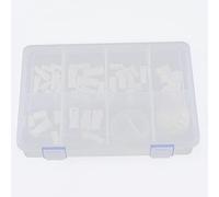 Wlauqueta 1 Scatola di 19 Set di Connettori Automobili JST02R-JWPF-VSle 2/3/4/6/8 Pin Connettori impermeabili e Femmina