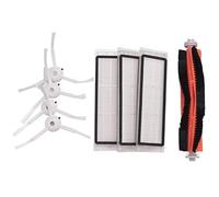 Wlauqueta 1 set di 3 filtri hepa + laterale 4 pezzi + principale 1 pz adatto per accessori di ricambio per aspirapolvere Mi Robot