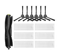 Wlauqueta 13 Pezzi Series Rullo Filtro Lato Parti di Ricambio per Qihoo 360 S10 X100 Max Robot Aspirapolvere