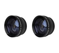Wlauqueta 2 pezzi 52 mm lente TELEobiettivo 2 volte per AF-S 18-55mm 55-200mm