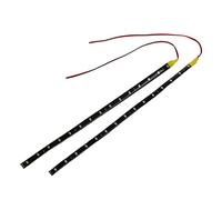 Wlauqueta 2 strisce di illuminazione flessibile, lampada 15 30 cm, impermeabile, arancione