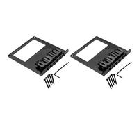 Wlauqueta 2 x 6 Le Ponte di Télé Cordiera Télé Humbucker Cavalletto per Chitarra TL Nero