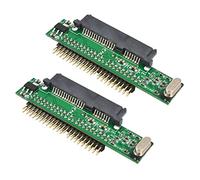 Wlauqueta 2 x Adattatore IDE 44 Pin 7 + 15 Pin Sata Ssd HDD A 2,5 Pollici per Computer Portatile