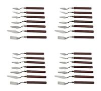 Wlauqueta 28 Pezzi Serie Pittura A Coltello Set Pittura A Pittura A Coltello Acrilico Pittura Strumenti per La Miscela Di Colori