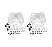 Wlauqueta 2X Guscio di Compatibile con Wireless Controller, Trasparente