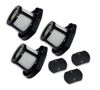 Wlauqueta 3 confezioni di filtri per 2390 2390A 2389 capelli animali gomma batteria aspirapolvere mano per animali domestici parte 614212 1614203 1614204