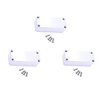 Wlauqueta 3 Pz Alluminio Calpestio Effetti Cassa 1590A Cassa del Pedale Stile per Chitarra