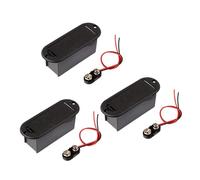 Wlauqueta 3 x porta batteria da 9 V per chitarra attiva e bassa