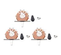 Wlauqueta 3X Selettore Interruttore Leva A 5 Vie Nero per Sostituzione Parti di Chitarra Elettrica