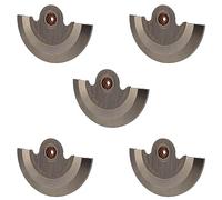 Wlauqueta 5X Accessori di Ricambio Orologio in Acciaio Rotore Peso Oscillante per ETA 2824 2834 2836 Strumenti di Riparazione Orologi,