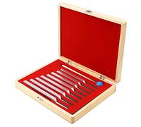 Wlauqueta 8 pezzi/set in alluminio curativo teRapia a vibrazione 256Hz + 288Hz + 320Hz + 341Hz + 384Hz + 426Hz + 480Hz + 512Hz