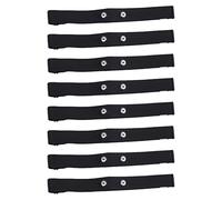 Wlauqueta 8 x Monitor Cardiofrequenzimetri/Cinghia torace/Tester di frequenza cardiaca Nero