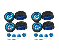 Wlauqueta 8X Pneumatici Ruote Telecomandati con Dado Esagonale per 1/18 A959-B A979-B A959 A969 A949 A979 K929 Ricambi Auto