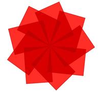 Wlauqueta 9 Pezzi Filtro di Luce Correzione Colore Sovrapposizioni Colorate Filtro di Illuminazione Pellicola per Film, Video, Foto, Scena (Rosso)