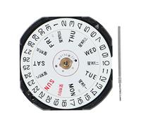 Wlauqueta Accessori per Orologio Movimento VX33E VX33 Movimento al Quarzo con Finestra a Doppio Calendario a Tre Pin Batterie, Come mostrato