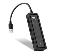 Wlauqueta Adattatore HUB USB 10 Gdps 6 in 1 Type-C a 4X USB 3.2 Gen 2 10Gbps SuperSpeed USB C a USB Hub SD 2.0 TF 2.0