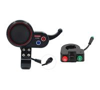 Wlauqueta -AOXIONG AX-HB02 - Misuratore di cruscotto per scooter elettrico + pulsante di commutazione 36 V 48 V regolabile 6 pin per parti di ricambio di scooter elettrico