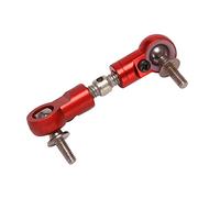 Wlauqueta Braccio sterzo per barra di trazione, adatto per 1/5 ROVan KM Baja 5B 5T 5SC 5Ive T Rc Parti Auto Arancio Rosso