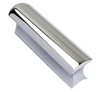 Wlauqueta Chitarra Scivolo Acciaio Argilla Bar Hawaiian per Chitarra Elettrica Acustica Strumenti Portatile (colore Cromo)