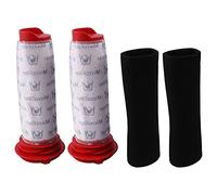 Wlauqueta Filtro principale lavabile + inserto in schiuma per aspirapolvere Athlet (2 ciascuno)