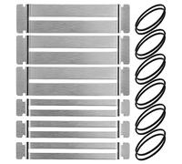 Wlauqueta Guardie di Tasto di Chitarra Guardie di Tasto di Bass in Acciaio Protezione del Tasto di Lutero Strumento per Vestire i