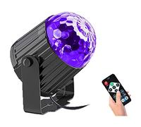 Wlauqueta Luce Nera UV, Luce con Presa 6W, Nero per Festa , Poster Fluorescente, Spina UE