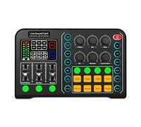 Wlauqueta M6 Live Sound Card Mixer Audio Esterno Telefono Mobile Voice Changer Console Mixer Supporto Microfono 48V