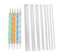 Wlauqueta Mandala Strumenti Di Punteggio REGOLATI per Dipingere Rocce, Kit Di Pittura, Modello Strumento Polka Pietra Pennello Cosmetico