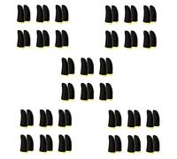 Wlauqueta Manicotti Per Nel Fibra di Carbonio Un 18 Pin Per Giochi Per Dispositivi Mobili Schermo Manicotti Per Neri E Gialli (60 Pezzi)