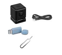 Wlauqueta Mini Dash Macchina Fotografica Esterna Portatile Sport Fotocamera Magnetica 1080P HD Mini Videocamera Infrarossi Visione Notturna Rilevamento del Movimento