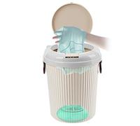 Wlauqueta Mini Lavatrice Portatile Secchio Casa Auto-Guida Tornio Mini Lavatrice Turbina Rotante Rondella, Verde