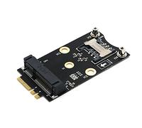 Wlauqueta PCI-E a M.2 A/E Mini PCIe Wireless Network Card to M2 NGFF Key A + E WiFi Card Raiser per i moduli WiFi/Wwan/LTE