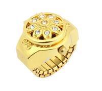 Wlauqueta Quadrante Rotondo Decor Bracciale Orologio Dore per le Signore,