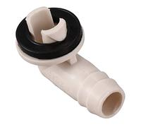 Wlauqueta Raccordo a gomito connettore tubo di drenaggio condizionatore d'aria con in gomma per unità mini split e unità di finestra Ca 3/5 pollici (15 Mm)