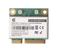 Wlauqueta RTL8821CE 802.11AC per Bluetooth 4.2 433 Mbps 2.4 Ghz/5 Ghz Doppia Banda Mini Scheda WiFi PCIe RTL8821 Supporto Laptop / PC